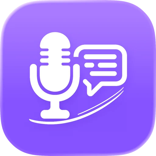 Transcribe audio to text - AI icon